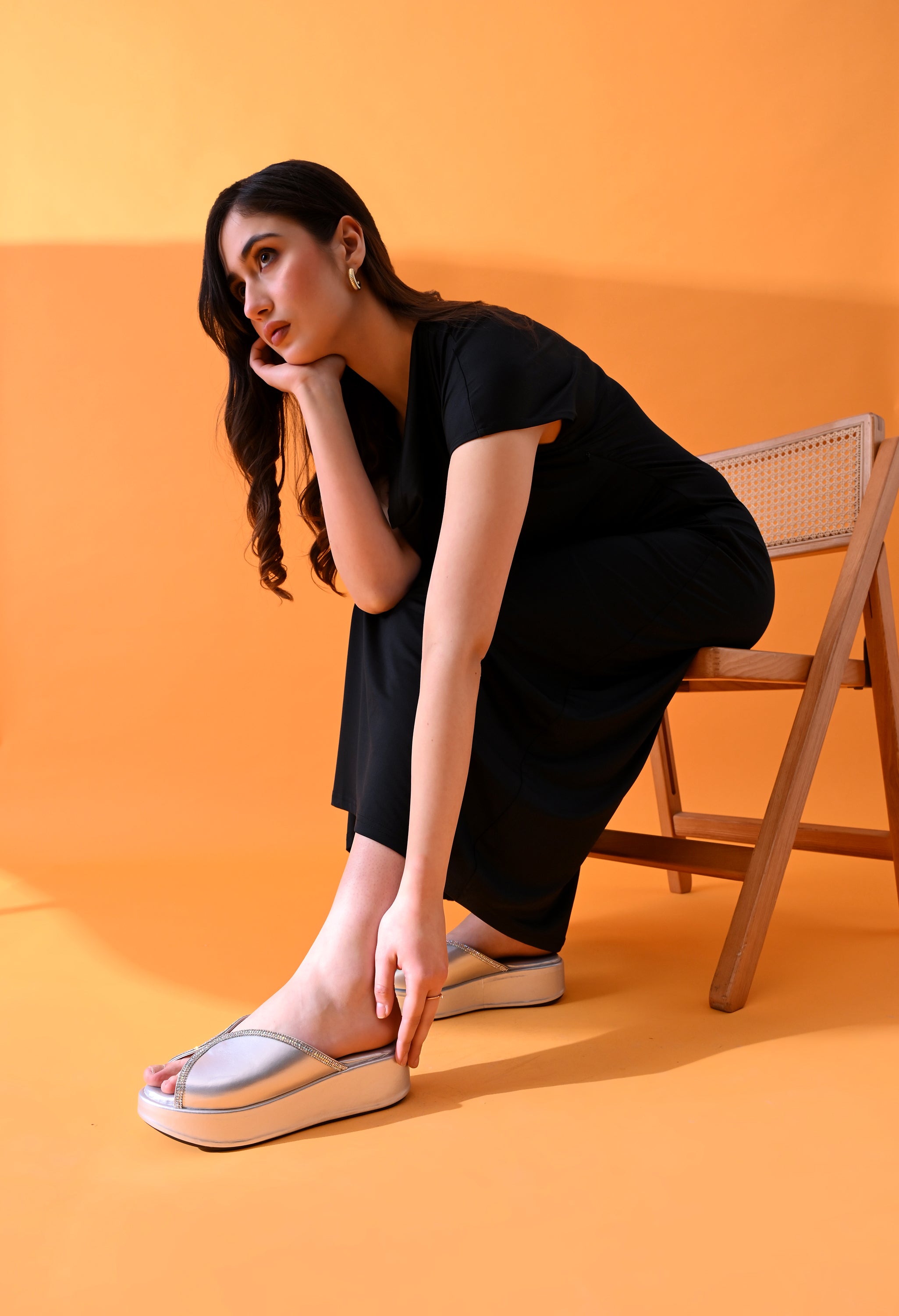 SWAROVSKI EMBELLISHED PLATFORMS - STERLING SILVER - Windlust