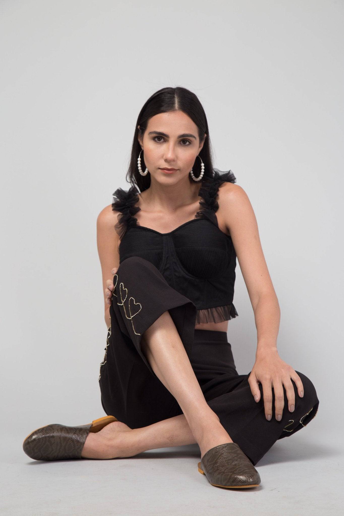 Textured Snake Print Flats - Windlust