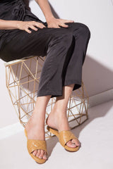 Super Cushioned Quilted Flats - Beige
