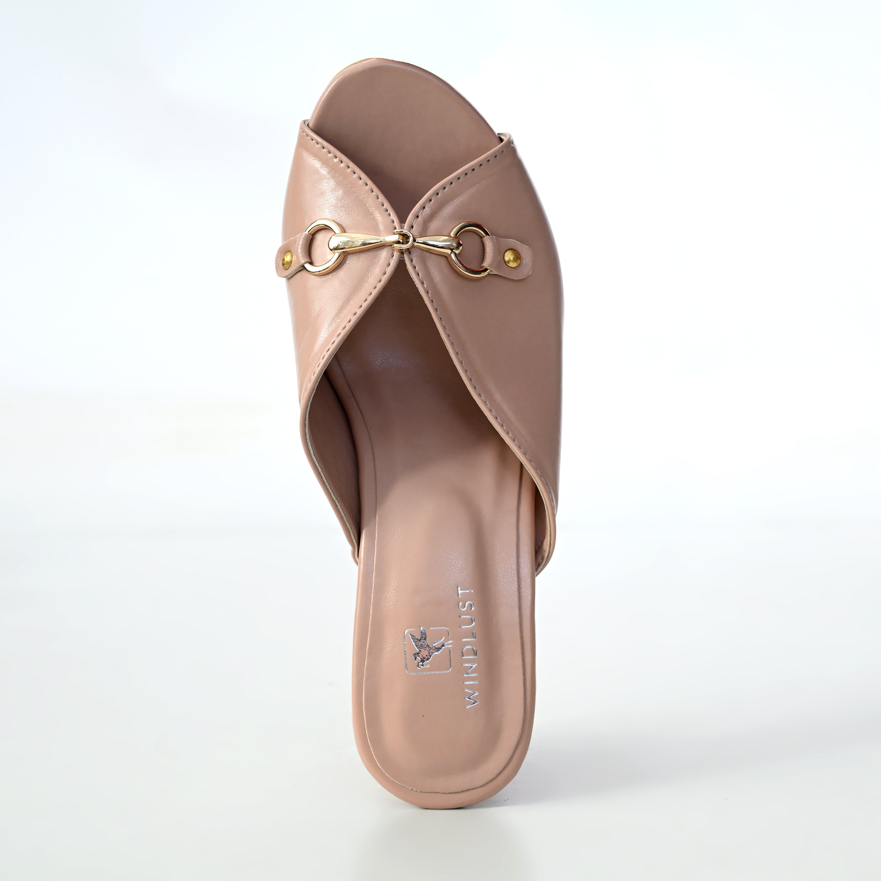 Windlust Block n Brooch Luxè Heels in Mystic Pink, stylish high heels with block heel and decorative brooch detail.