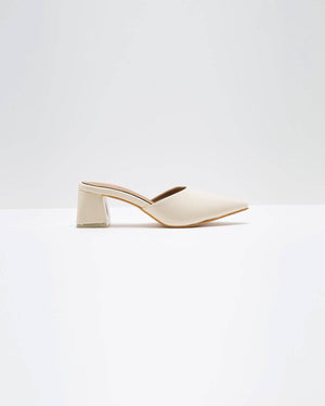 Solid Mule - Luxury Cream