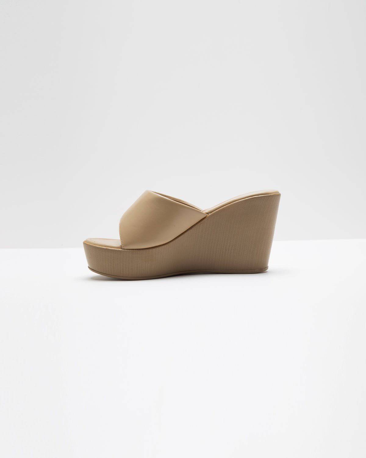 Solid Wedges - Nude Shade